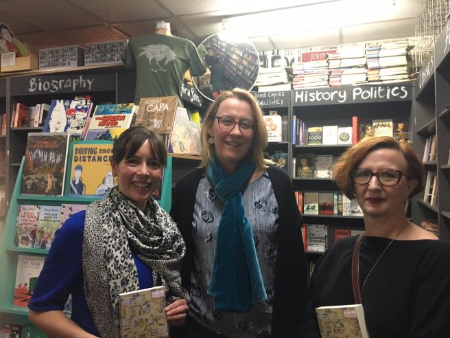 Stories for Homes 2 authors Angelita Bradney, Isabel Costello and Rachael Dunlop